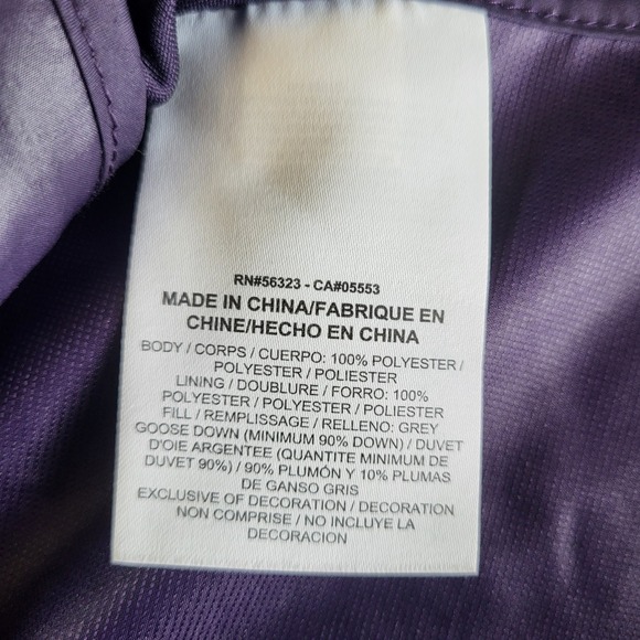 Nike Aeroloft 800 Mens Running Vest Purple Reflective Down Fill L athletic - Picture 7 of 9